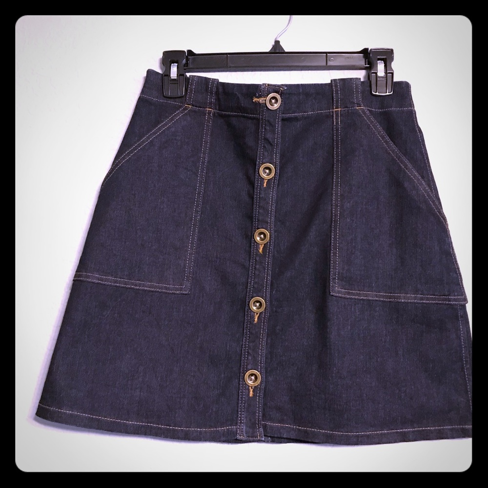 Banana republic jean skirt